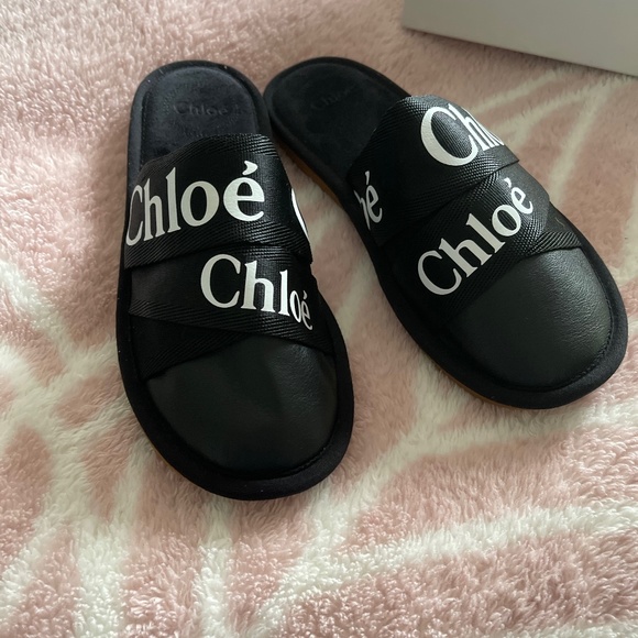 Chloé black woody slippers - Picture 2 of 13